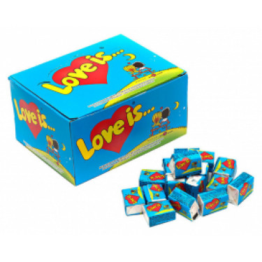 Жув. Гумка Love is, 4.2г, Туреччина