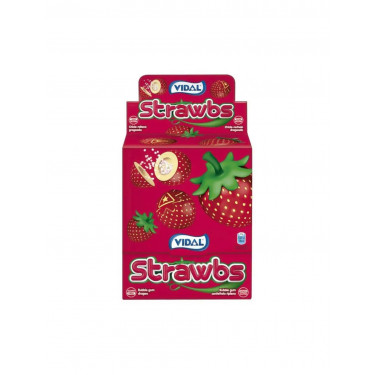 Жув. гумка "Vidal" Strawbs, 6г, Іспанія