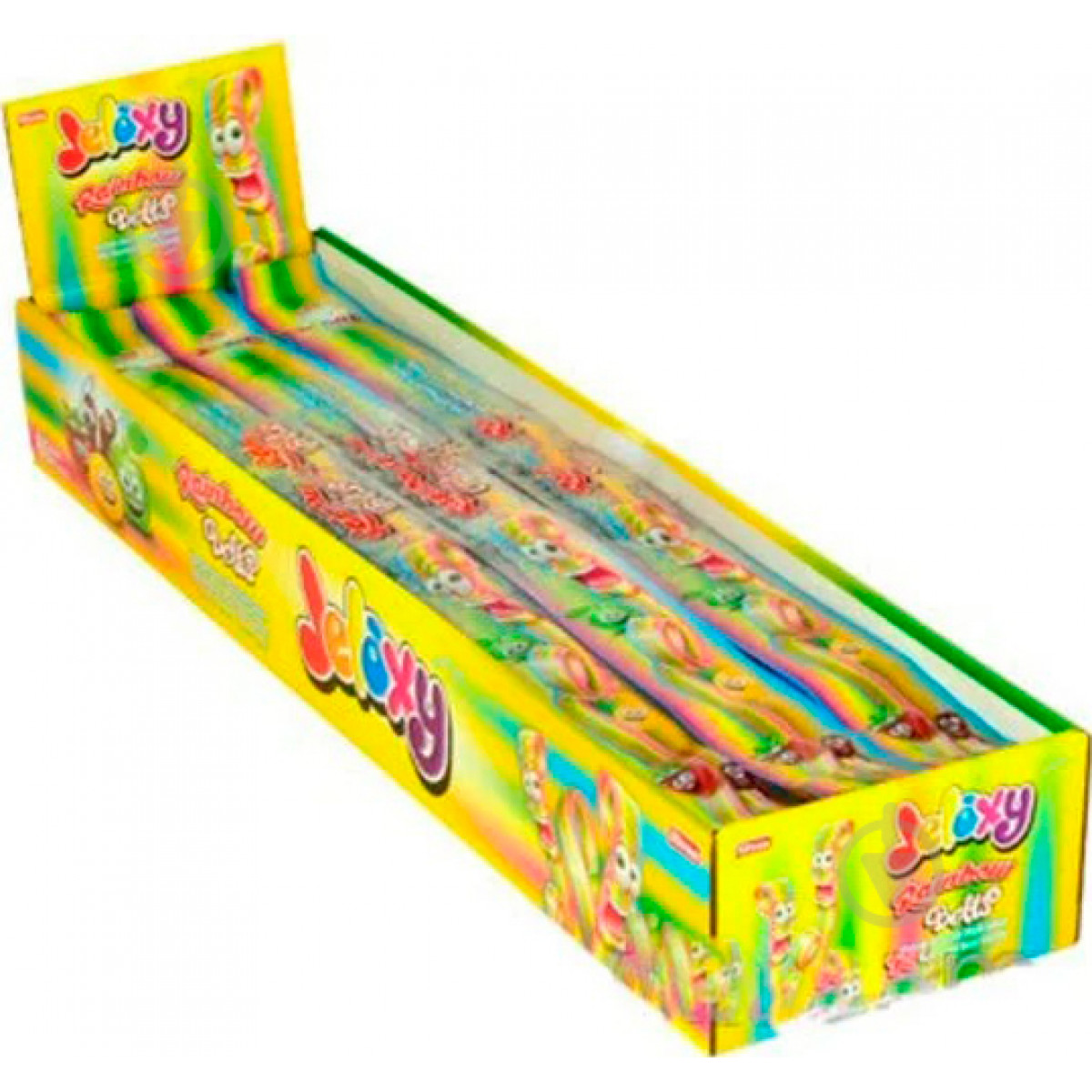 Жув. Цукерки "Elvan" Rainbow Belts, 15 г, Туреччина