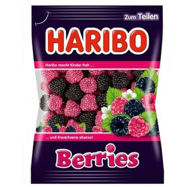 Жув. цукерки "Haribo" Berries, 100г, Німеччина