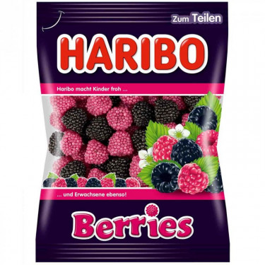 Жув. Цукерки "Haribo" Berries, 175g, Німеччина