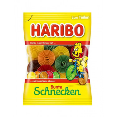 Жув. цукерки "Haribo" Bunte Schnecren, 175г, Німеччина