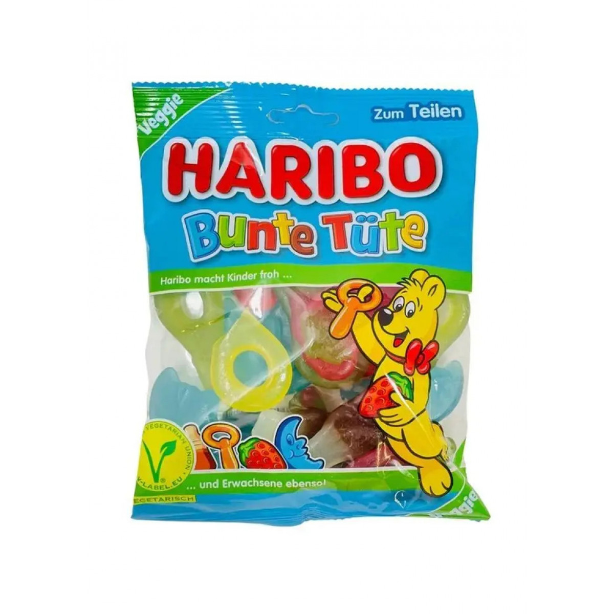 Жув. цукерки "Haribo" Bunte tute, 175г, Німеччина