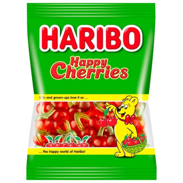 Жув. Цукерки "Haribo" Happy Cherries, 200g, Німеччина