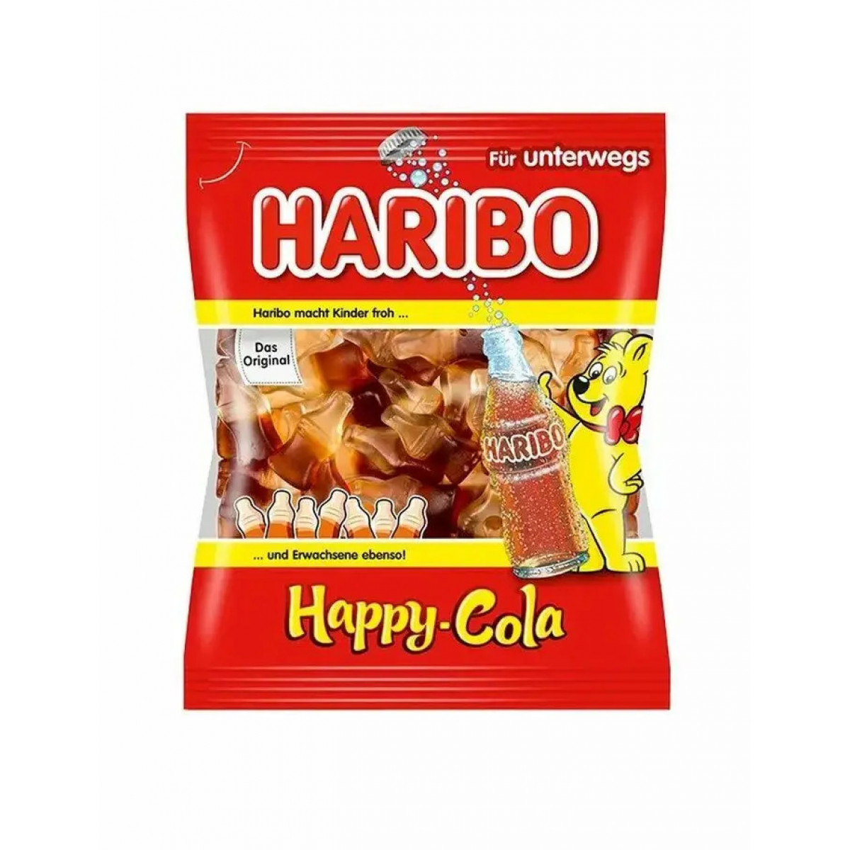 Жув. Цукерки "Haribo" happy cola, 175г, Німеччина