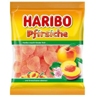 Жув. Цукерки "Haribo" Pfirsiche, 200г, Німеччина