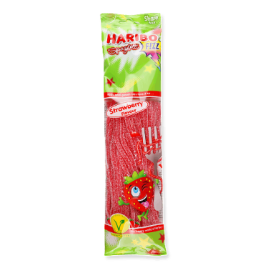Жув. Цукерки "Haribo" полуниця спагетті, 200г, Німеччина