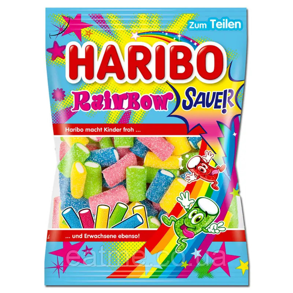 Жув. Цукерки "Haribo" rainbow, 175г, Німеччина