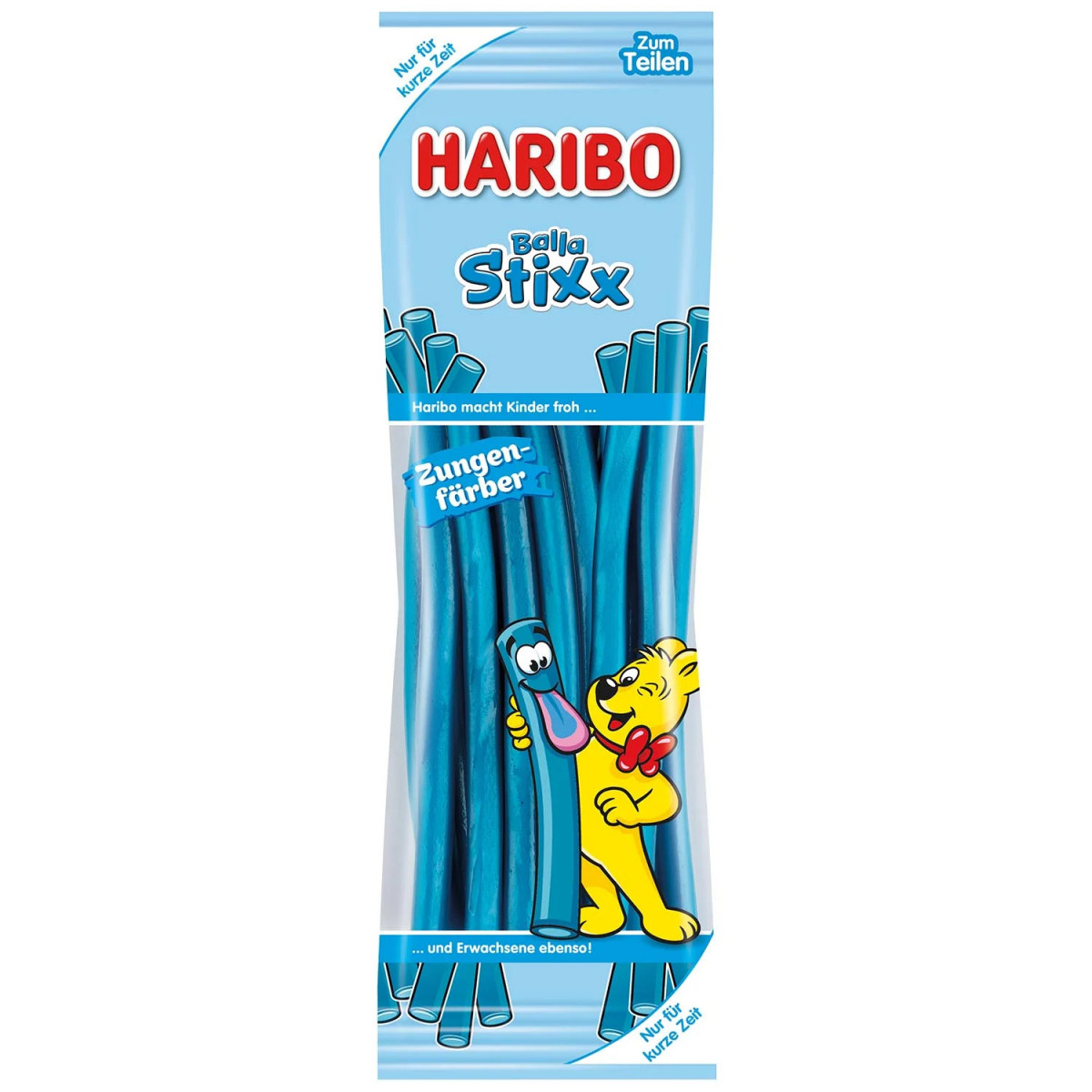 Жув. Цукерки "Haribo" Stixx zungen farber, Німеччина