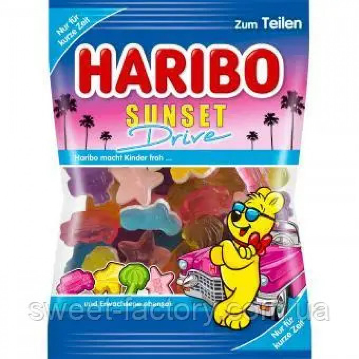Жув. Цукерки "Haribo" Sunset Drive, 175г, Німеччина