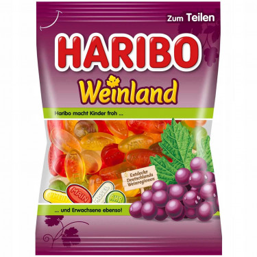 Жув. Цукерки "Haribo" Weinland, 175г, Німеччина