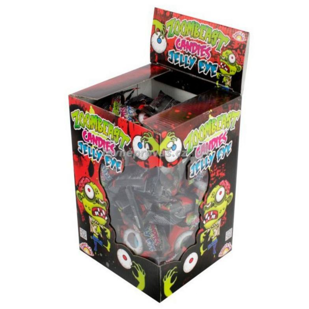 Жув. цукерки "Johny Bee" zoombeast jelly eye, 14г, Польща