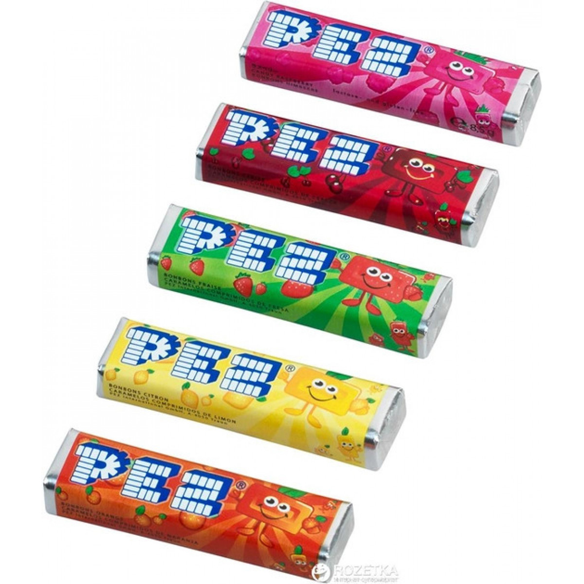 Жув. цукерки "PEZ" фруктові, 8,5г, Угорщина