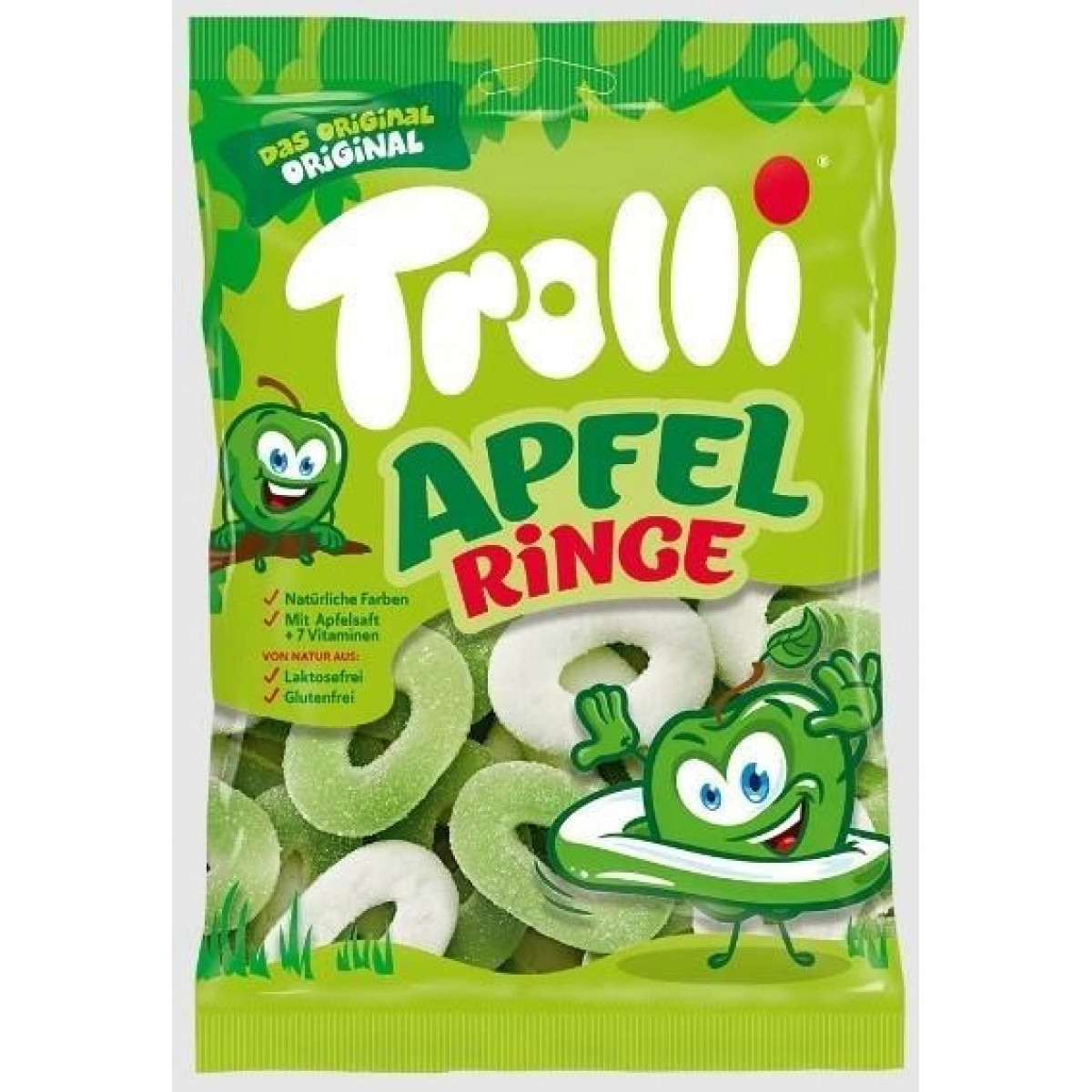 Жув. цукерки "Trolli" Apfel Ringe, 200г, Німеччина