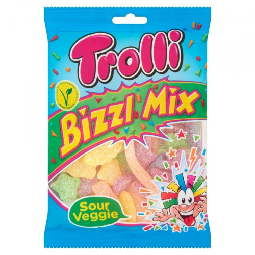 Жув. цукерки "Trolli" Bizzl Mix, 200г