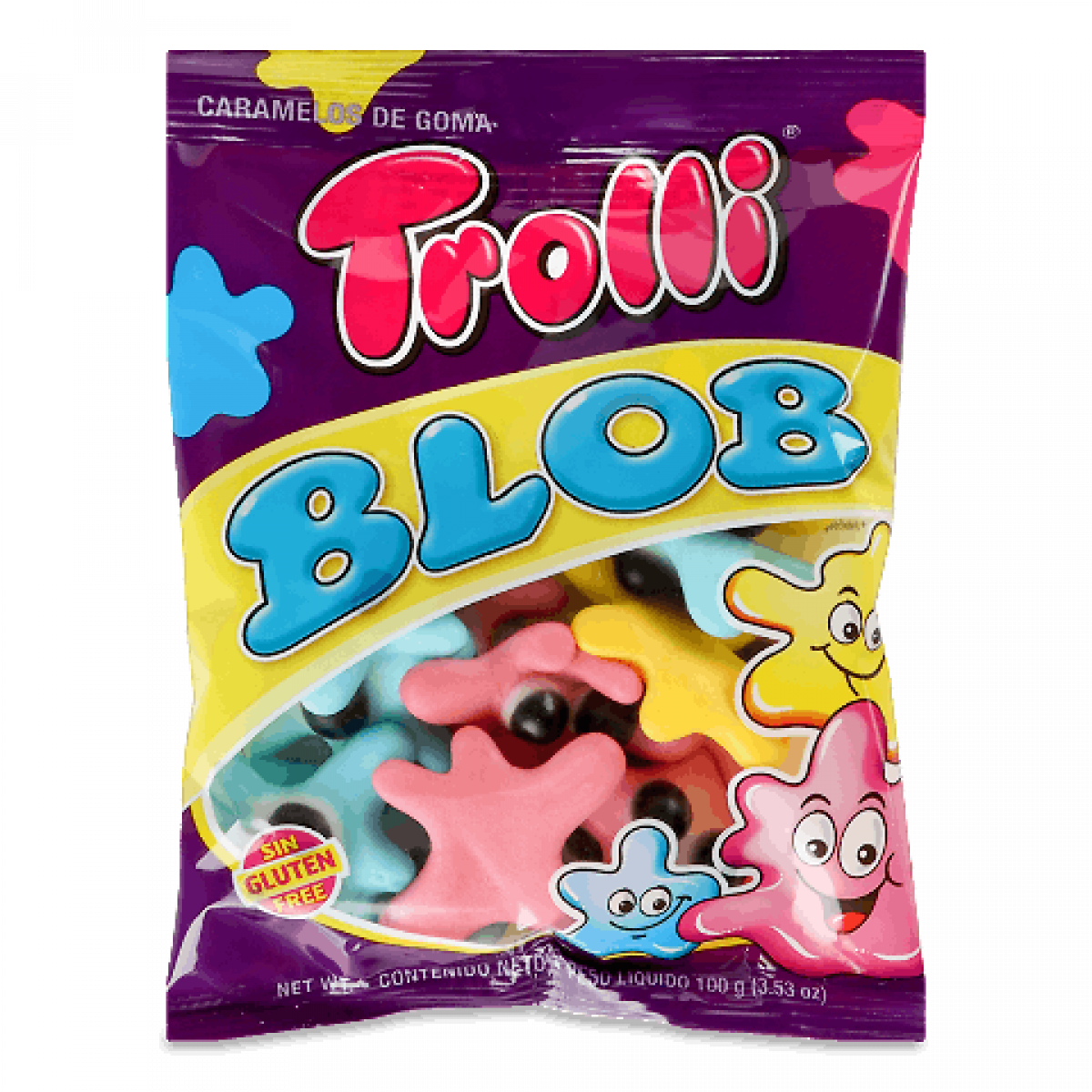 Жув. Цукерки "Trolli" Blob, 100г, Німеччина