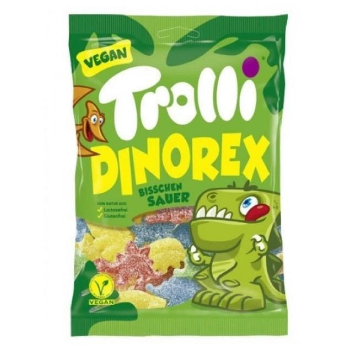Жув. цукерки "Trolli" Dino Rex, 200г, Німеччина