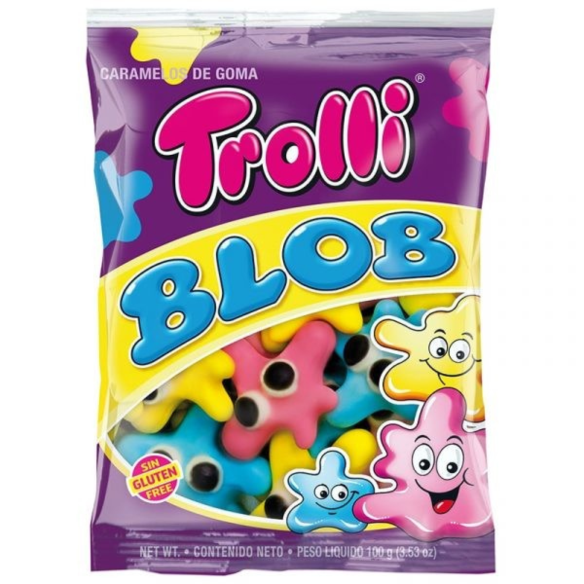 Жув. цукерки "Trolli" Fruchtgummi Blob, 175 г, Німеччина