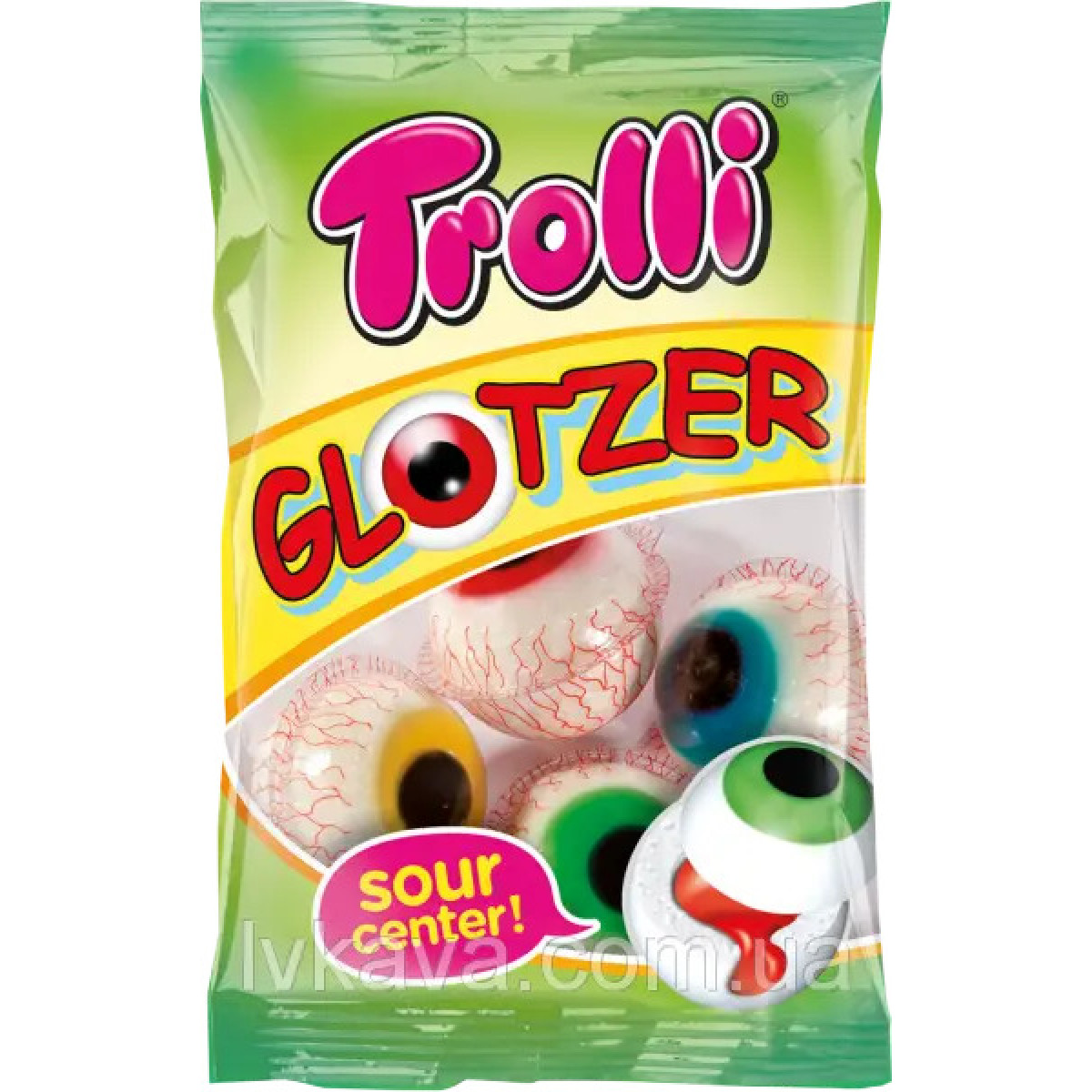 Жув. цукерки "Trolli" Fruchtgummi Glotzer(очі), 75г, Німеччина