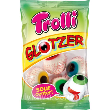 Жув. цукерки "Trolli" Fruchtgummi Glotzer(очі), 75г, Німеччина