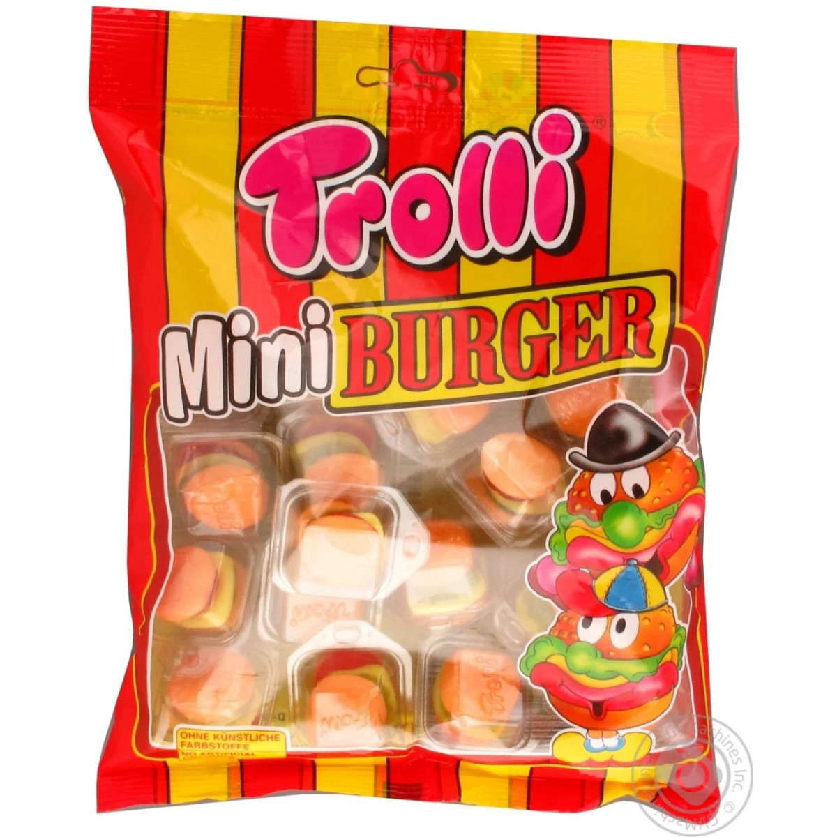 Жув. цукерки "Trolli" міні бургер, 170г, Німеччина