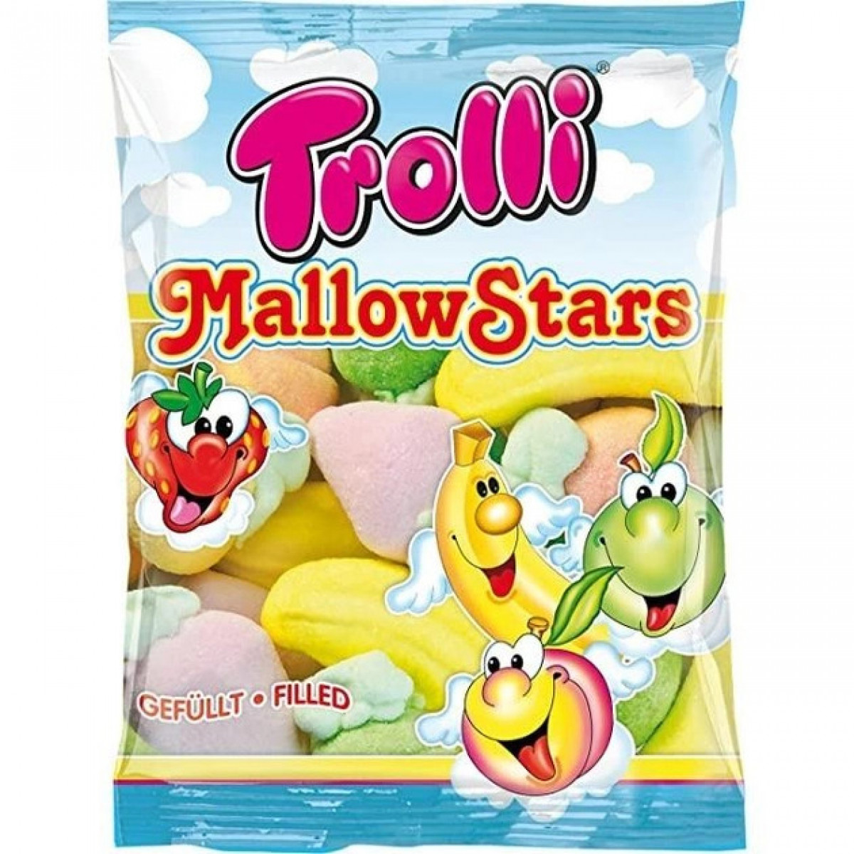 Жув. цукерки "Trolli" Mallow Stars, 150g, Німеччина
