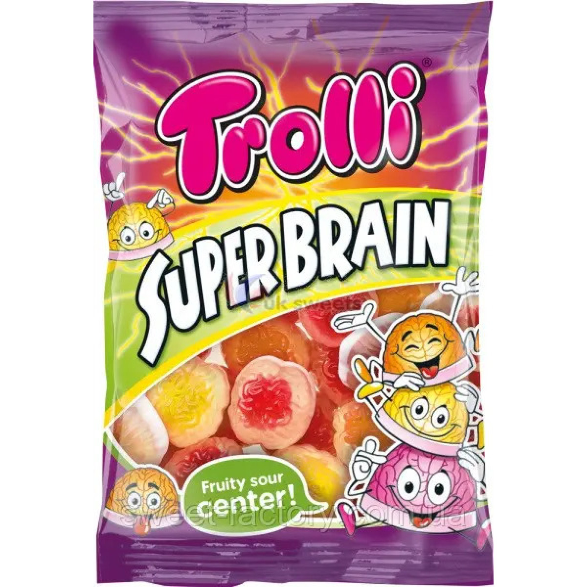 Жув. цукерки "Trolli" Super Brain, 175 г, Німеччина