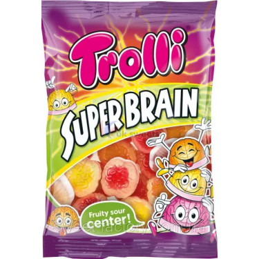 Жув. цукерки "Trolli" Super Brain, 175 г, Німеччина