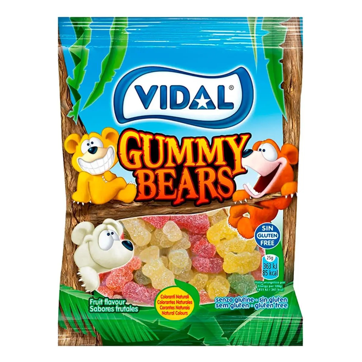 Жув. Цукерки "Vidal" Gummy Bears, 100г, Іспанія