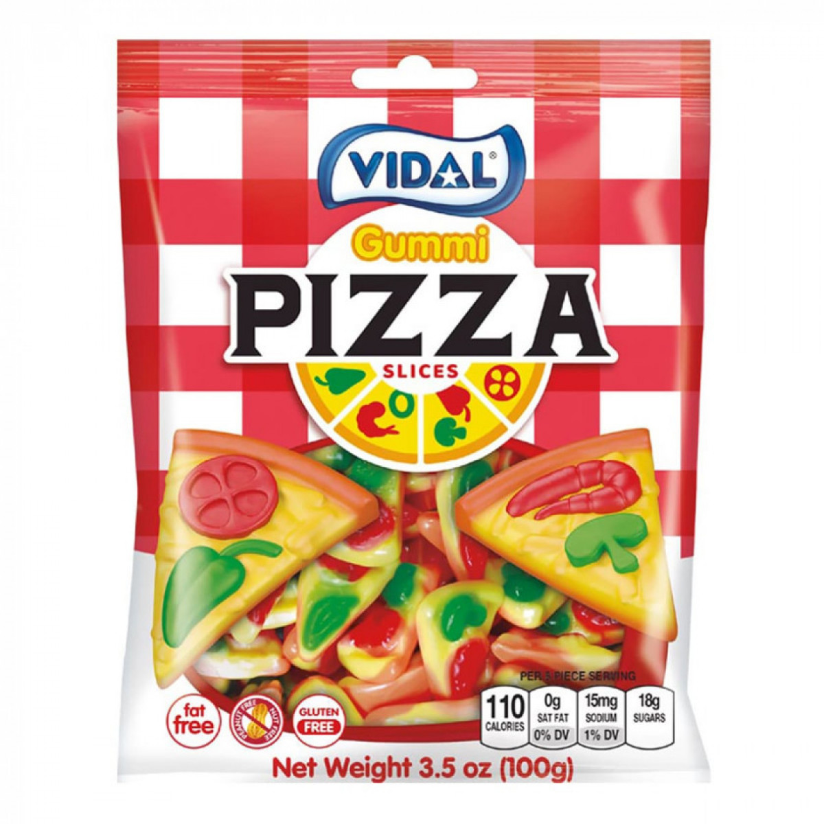 Жув. Цукерки "Vidal" pizza, 100г, Іспанія
