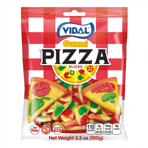 Жув. Цукерки "Vidal" pizza, 100г
