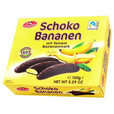 Цукерки "Sir Charles" Schoko-Banane/ банан, 150г, Австрія