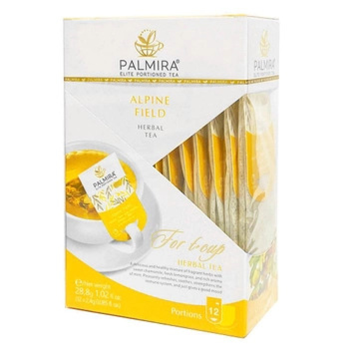 Чай "Palmira" Трав'яний Альпійський Луг, 15шт, Україна