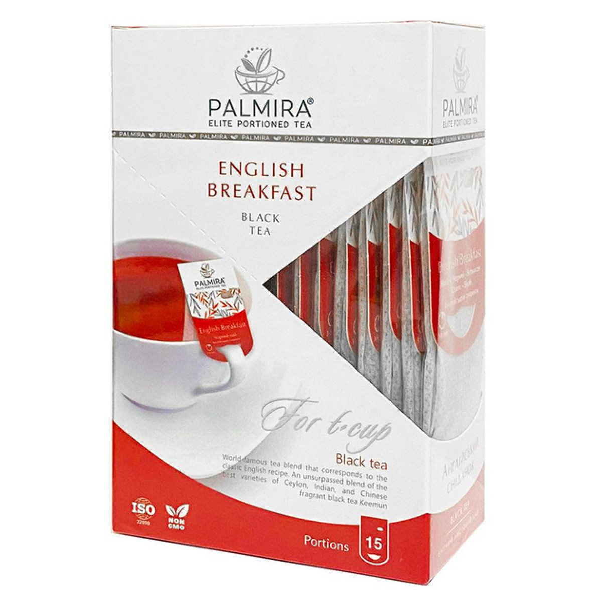 Чай "Palmira" Чорний "English Breakfast", 15шт, Україна