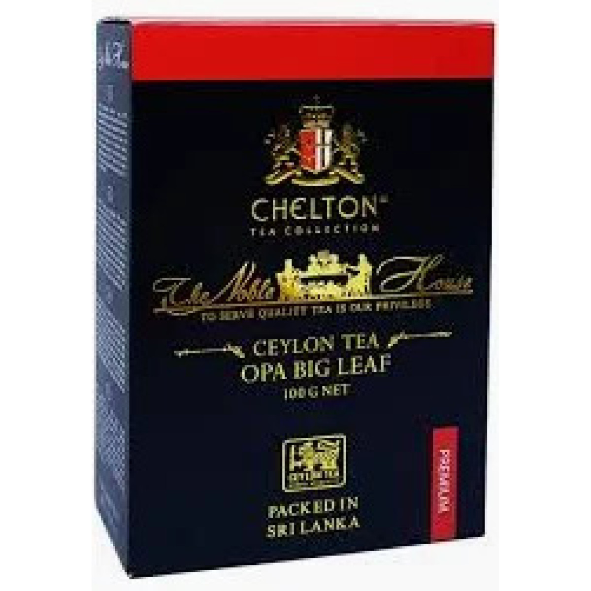 Чай "Chelton" Благородний Будинок Чорний крупнолистовий, 100г, Шрі-Ланка