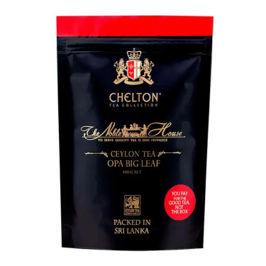 Чай "Chelton" Благородний Будинок Чорний Крупнолистовий, 400г, Шрі-Ланка