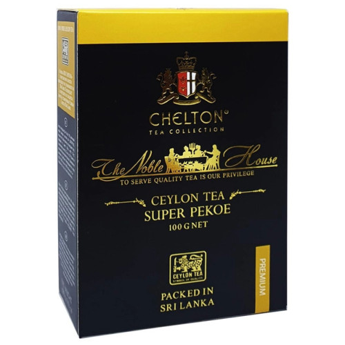 Чай "Chelton" Благородний Будинок Чорний середній лист Super Pekoe,100г