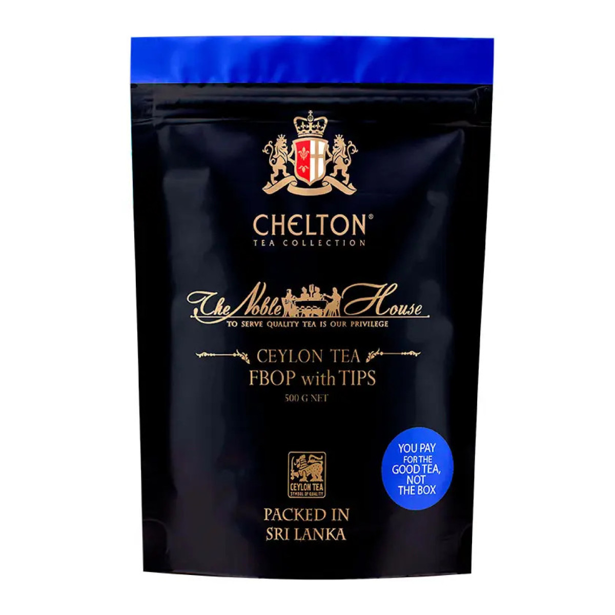 Чай "Chelton" Благородний Будинок Чорний середній лист, 500г, Шрі-Ланка