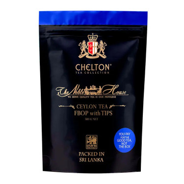 Чай "Chelton" Благородний Будинок Чорний середній лист, 500г, Шрі-Ланка