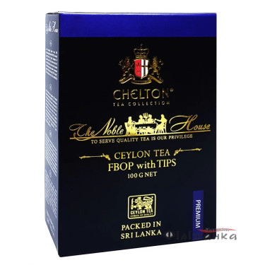 Чай "Chelton" Благородний Будинок Чорний середній лист,100г, Шрі-Ланка