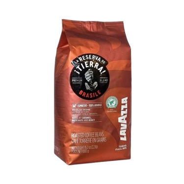 Кава "Lavazza" Tierra Brasill 100%, 1кг, Італія