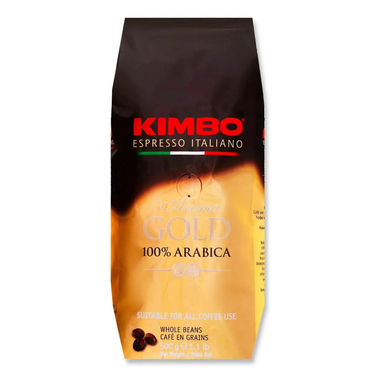 Кава "Kimbo" Gold 100% Arabica, 500г, Італія
