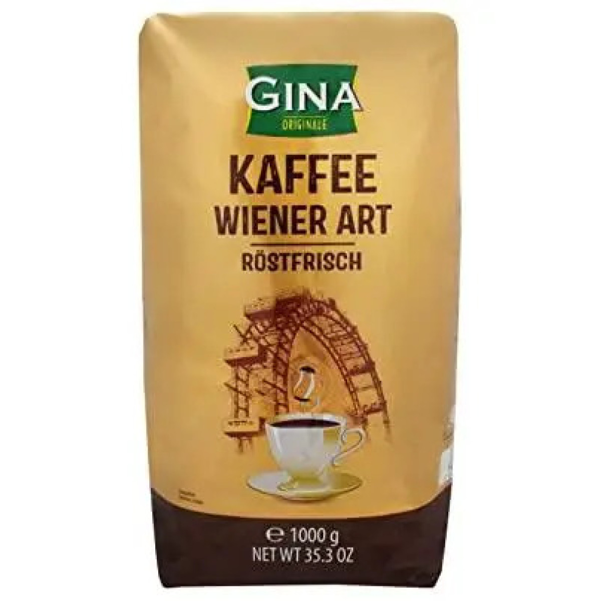 Кава "Gina" wiener art зерно, 1кг, Італія