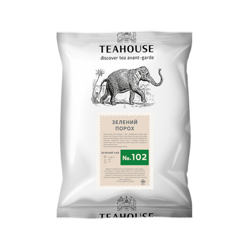 Чай "Teahouse" Зелений Порох Зелений, 250г