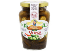 Огірки "Бабусині Лакітки" пікантні, 350г