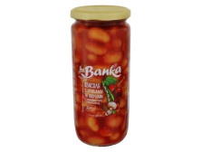 Квасоля "The Banka" з грибами та овочами в томатному соусі, 500г, Україна