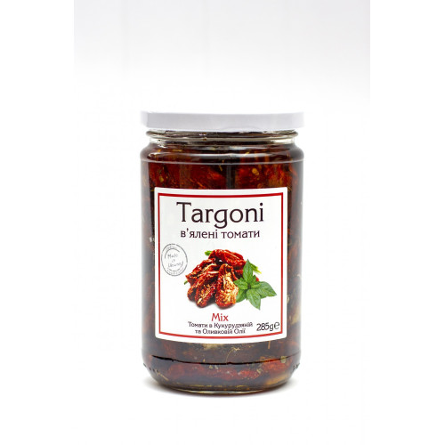 В'ялені томати "Targoni" в оливковой олії "Mix", 285г