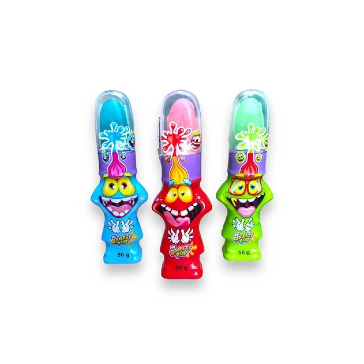 Гель-Цукерка "Johny bee" Squeeze pop, 56г, Польща