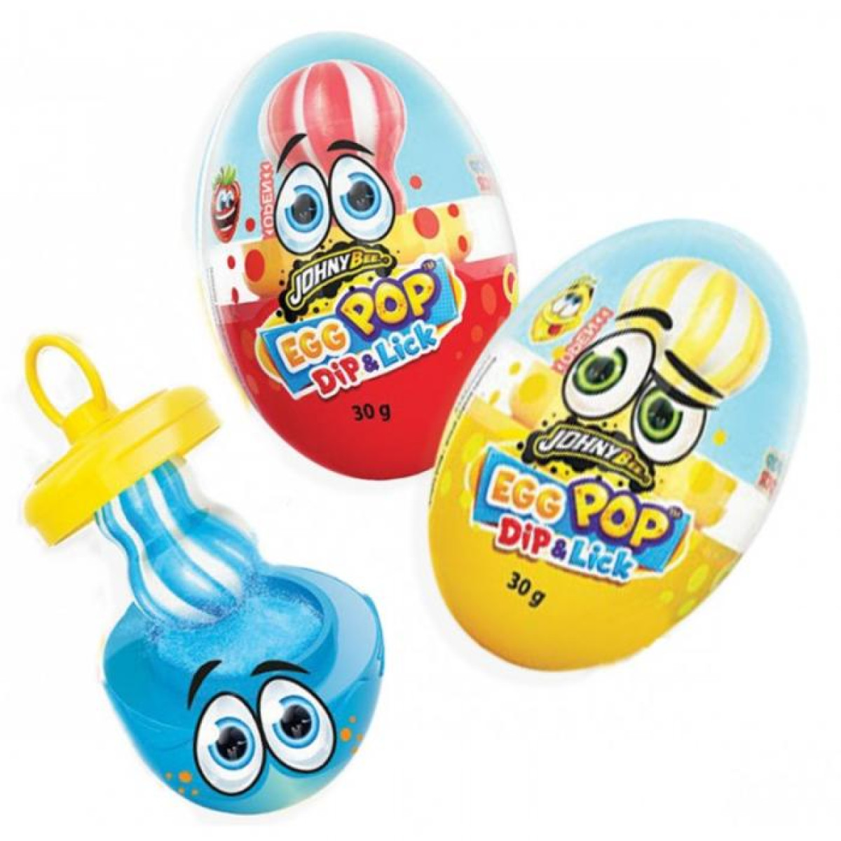 Цукерка "Johny Bee" Egg Pop, 30г, Польща