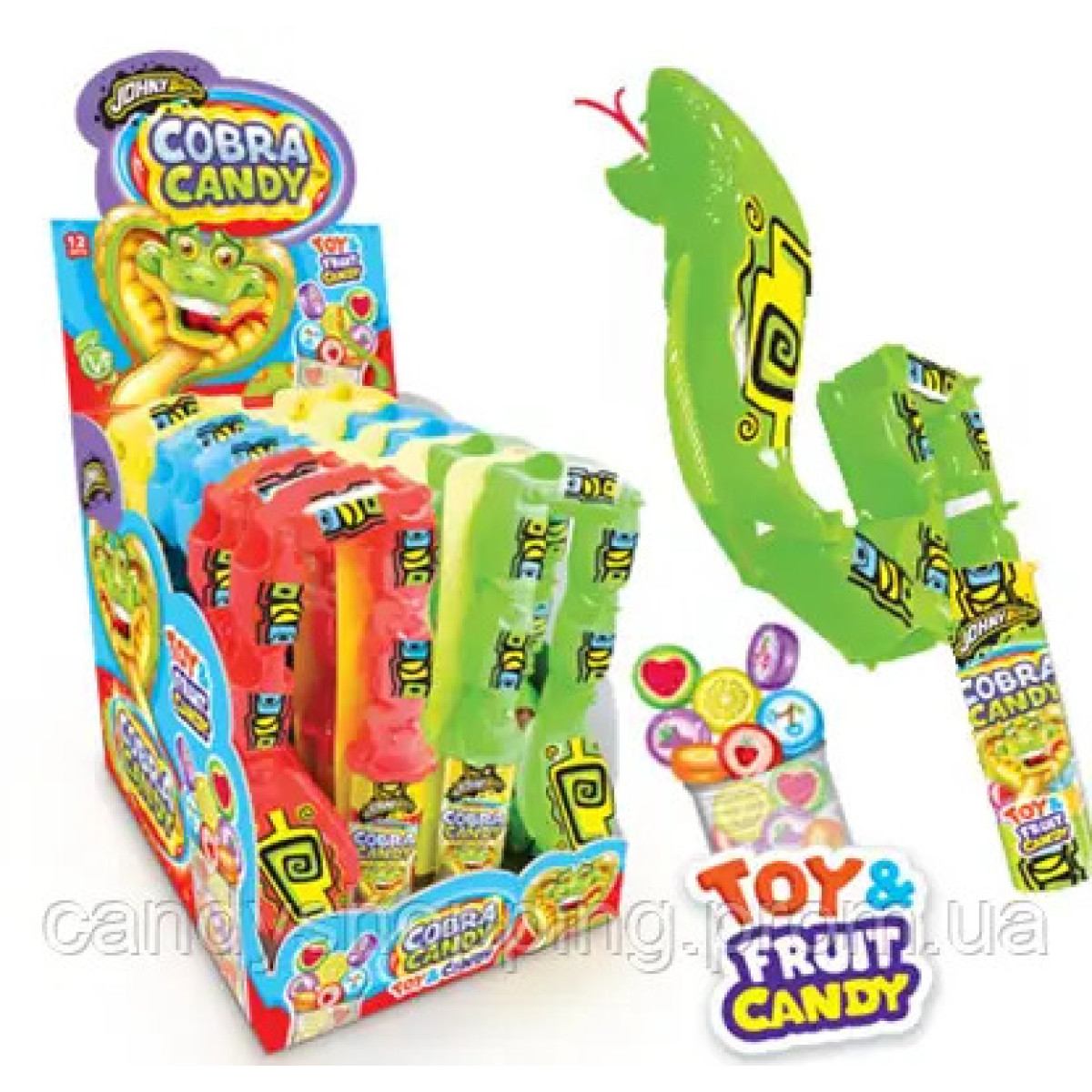 Цукерка "Johny Bee" Cobra Candy , 16 г, Польща